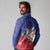Personalised Philippines Billiards Long Sleeve Polo Shirt Cue With Balls Flag Style - Polynesian Pride