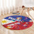 Personalised Philippines Billiards Round Carpet Cue With Balls Flag Style - Polynesian Pride