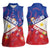 Personalised Philippines Billiards Women Sleeveless Polo Shirt Cue With Balls Flag Style - Polynesian Pride