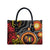 Celebrating 50 Years Papua New Guinea Leather Bag Aboriginal Mix Papuan Pattern - Polynesian Pride