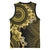 Vanuatu Basketball Jersey Hibisus Polynesian Pattern Gold - Polynesian Pride