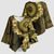 Vanuatu Kimono Sleeve Blouse Hibisus Polynesian Pattern Gold - Polynesian Pride