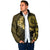 Vanuatu Padded Jacket Hibisus Polynesian Pattern Gold - Polynesian Pride