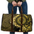 Vanuatu Travel Bag Hibisus Polynesian Pattern Gold - Polynesian Pride