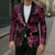 Vanuatu Blazer Hibisus Polynesian Pattern Pink - Polynesian Pride