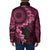 Vanuatu Padded Jacket Hibisus Polynesian Pattern Pink - Polynesian Pride