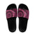 Vanuatu Slide Sandals Hibisus Polynesian Pattern Pink - Polynesian Pride