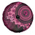 Vanuatu Spare Tire Cover Hibisus Polynesian Pattern Pink - Polynesian Pride