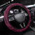 Vanuatu Steering Wheel Cover Hibisus Polynesian Pattern Pink - Polynesian Pride