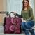 Vanuatu Travel Bag Hibisus Polynesian Pattern Pink - Polynesian Pride