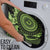 Vanuatu Bathroom Set Hibisus Polynesian Pattern Green - Polynesian Pride