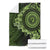 Vanuatu Blanket Hibisus Polynesian Pattern Green - Polynesian Pride