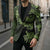 Vanuatu Blazer Hibisus Polynesian Pattern Green - Polynesian Pride