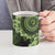 Vanuatu Ceramic Mug Hibisus Polynesian Pattern Green - Polynesian Pride