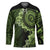 Vanuatu Hockey Jersey Hibisus Polynesian Pattern Green - Polynesian Pride