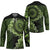 Vanuatu Hockey Jersey Hibisus Polynesian Pattern Green - Polynesian Pride