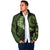 Vanuatu Padded Jacket Hibisus Polynesian Pattern Green - Polynesian Pride