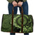 Vanuatu Travel Bag Hibisus Polynesian Pattern Green - Polynesian Pride