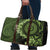 Vanuatu Travel Bag Hibisus Polynesian Pattern Green - Polynesian Pride