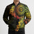 Vanuatu Bomber Puffer Jacket Hibisus Polynesian Pattern Reggae - Polynesian Pride