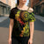 Vanuatu Cross Shoulder Shirt Hibisus Polynesian Pattern Reggae - Polynesian Pride