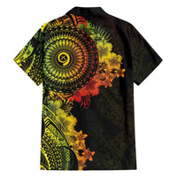 Vanuatu Hawaiian Shirt Hibisus Polynesian Pattern Reggae - Polynesian Pride