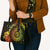 Vanuatu Leather Bag Hibisus Polynesian Pattern Reggae - Polynesian Pride