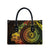 Vanuatu Leather Bag Hibisus Polynesian Pattern Reggae - Polynesian Pride