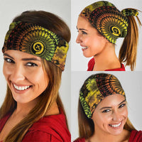 Vanuatu Neck Gaiter Hibisus Polynesian Pattern Reggae - Polynesian Pride