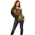 Vanuatu Off Shoulder Sweater Hibisus Polynesian Pattern Reggae - Polynesian Pride