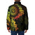 Vanuatu Padded Jacket Hibisus Polynesian Pattern Reggae - Polynesian Pride