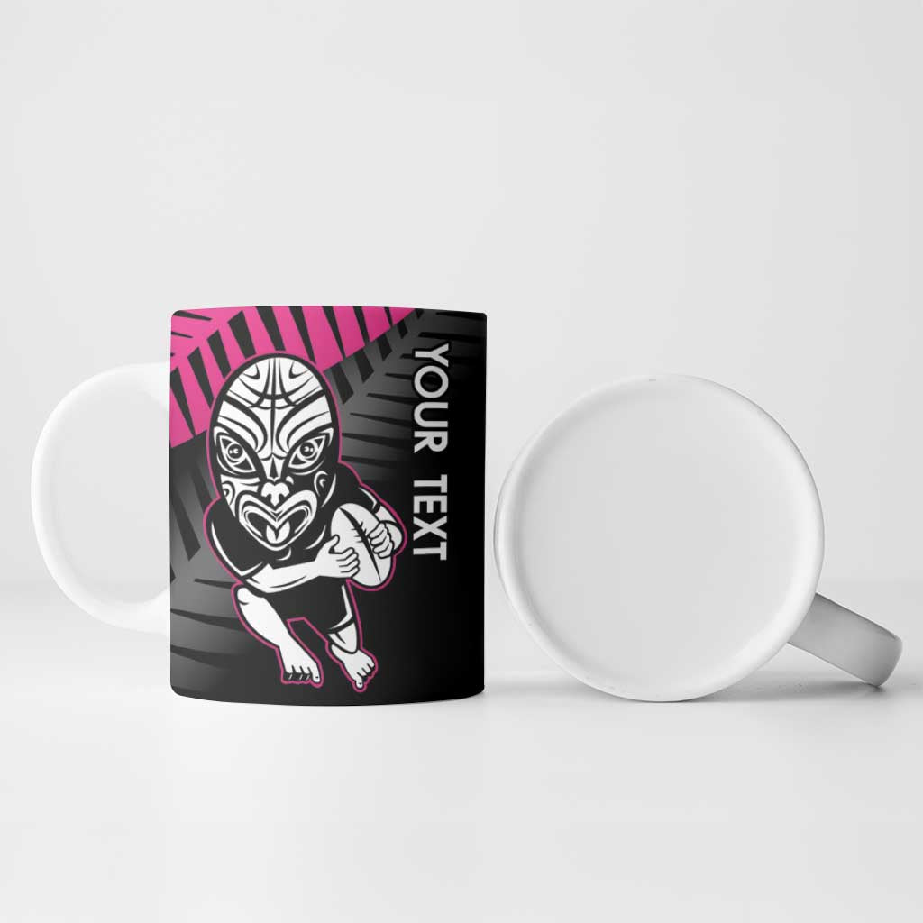 New Zealand Silver Fern Rugby Custom Ceramic Mug 2025 All Black Go Champions - Polynesian Pride