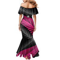 New Zealand Silver Fern Rugby Custom Family Matching Mermaid Dress and Hawaiian Shirt 2025 All Black Go Champions LT14 - Polynesian Pride
