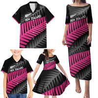 New Zealand Silver Fern Rugby Custom Family Matching Puletasi and Hawaiian Shirt 2025 All Black Go Champions - Polynesian Pride