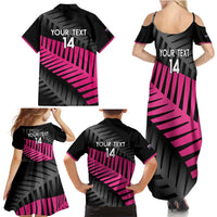 New Zealand Silver Fern Rugby Custom Family Matching Summer Maxi Dress and Hawaiian Shirt 2025 All Black Go Champions LT14 - Polynesian Pride