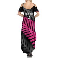 New Zealand Silver Fern Rugby Custom Family Matching Summer Maxi Dress and Hawaiian Shirt 2025 All Black Go Champions LT14 - Polynesian Pride