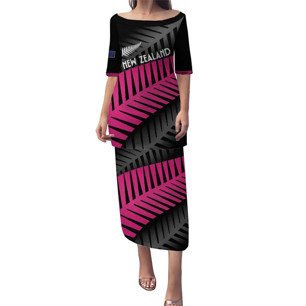 New Zealand Silver Fern Rugby Custom Puletasi 2025 All Black Go Champions - Polynesian Pride