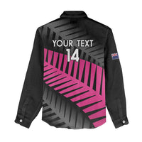 New Zealand Silver Fern Rugby Custom Women Casual Shirt 2025 All Black Go Champions LT14 - Polynesian Pride