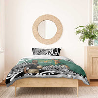 New Zealand South Africa Rugby Bedding Set Springboks Kente All Black Maori Together LT14 - Polynesian Pride
