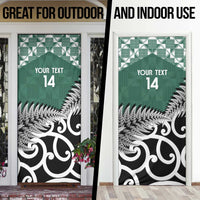 New Zealand South Africa Rugby Door Cover Springboks Kente All Black Maori Together LT14 - Polynesian Pride