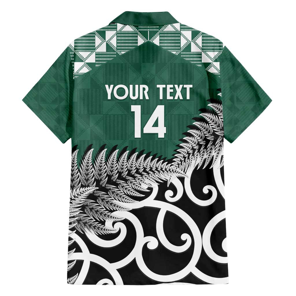 New Zealand South Africa Rugby Custom Family Matching Long Sleeve Bodycon Dress and Hawaiian Shirt Springboks Kente All Black Maori Together LT14 - Polynesian Pride