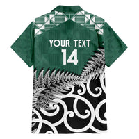 New Zealand South Africa Rugby Custom Family Matching Long Sleeve Bodycon Dress and Hawaiian Shirt Springboks Kente All Black Maori Together LT14 - Polynesian Pride