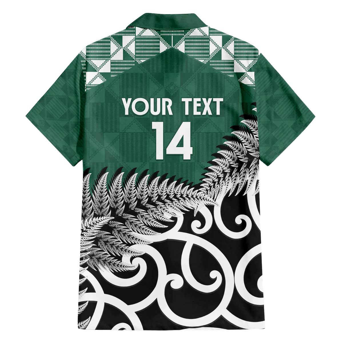 New Zealand South Africa Rugby Custom Family Matching Off The Shoulder Long Sleeve Dress and Hawaiian Shirt Springboks Kente All Black Maori Together LT14 - Polynesian Pride