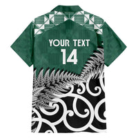 New Zealand South Africa Rugby Custom Family Matching Short Sleeve Bodycon Dress and Hawaiian Shirt Springboks Kente All Black Maori Together LT14 - Polynesian Pride