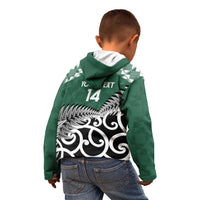 New Zealand South Africa Rugby Custom Kid Hoodie Springboks Kente All Black Maori Together LT14 - Polynesian Pride