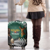New Zealand South Africa Rugby Luggage Cover Springboks Kente All Black Maori Together LT14 - Polynesian Pride
