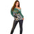 New Zealand South Africa Rugby Custom Off Shoulder Sweater Springboks Kente All Black Maori Together - Polynesian Pride