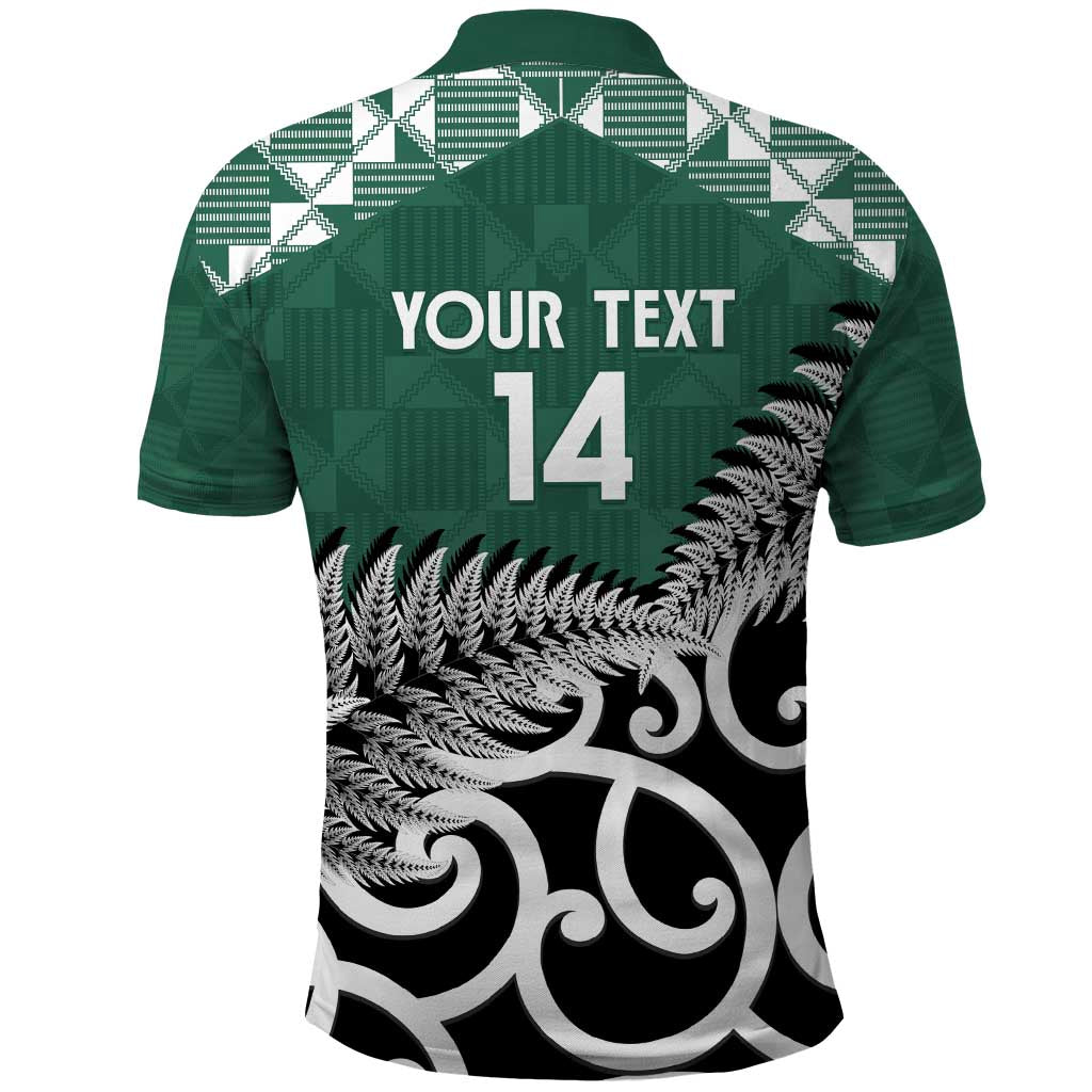 New Zealand South Africa Rugby Custom Polo Shirt Springboks Kente All Black Maori Together LT14 - Polynesian Pride
