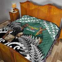 New Zealand South Africa Rugby Quilt Springboks Kente All Black Maori Together - Polynesian Pride