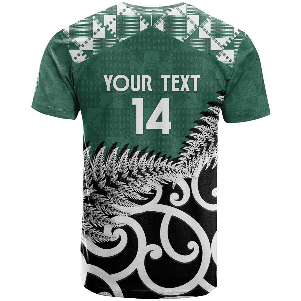 New Zealand South Africa Rugby Custom T Shirt Springboks Kente All Black Maori Together LT14 - Polynesian Pride